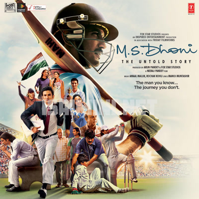 M.S. Dhoni - The Untold Story Tamil Album Poster